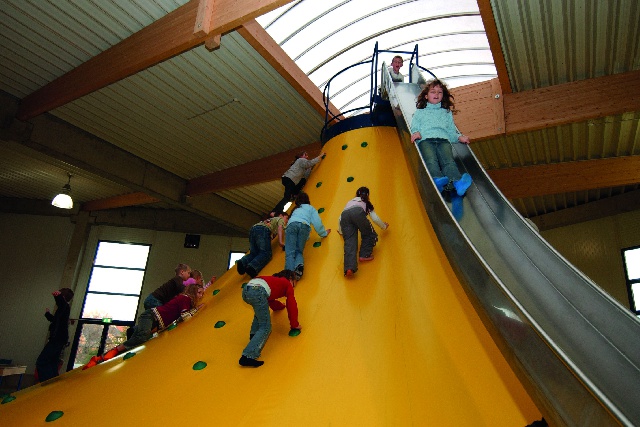 Kletterturm im Bau-Spiel-Haus<br>(Bild: Bodetal Tourismus GmbH)
