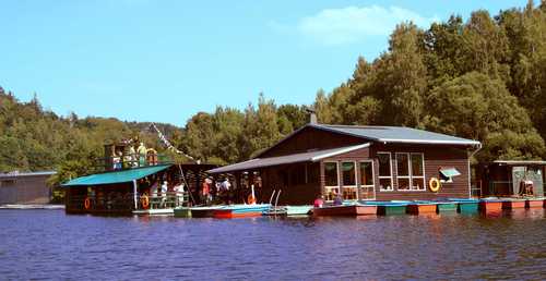 Mehr Informationen über die Erlebniswelt Wendefurther Bootsverleih - Floßfahrten - - Schwimmende Gaststätte in Thale OT Wendefurth