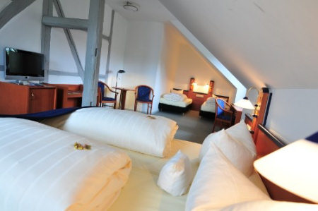 Familienzimmer für maximal 4 Personen...<br>(Bild: Hotel Goldene Krone)