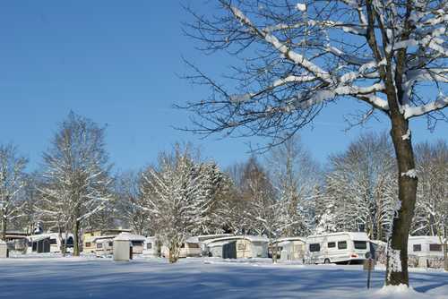 Auch im Winter hat der Campingplatz seinen Reiz. (Foto: privat)