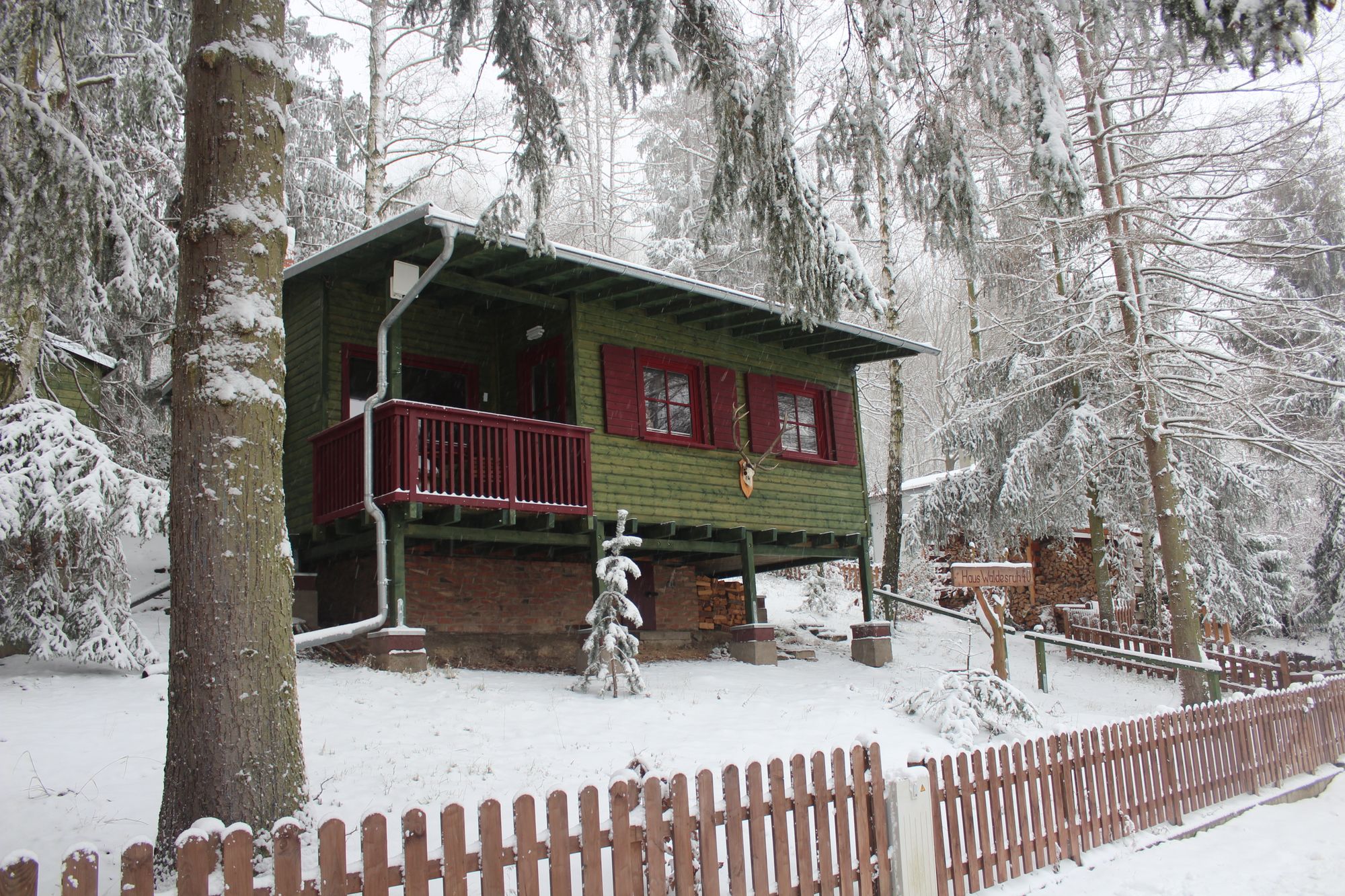 Auch besonders im Winter ein idyllischer Ort der Ruhe und Erholung!<br>(Bild: Fam. Waskewitz)
