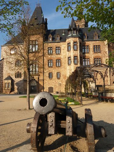 Der Schlossinnenhof des Wernigeröder Schlosses.<br>(Foto: WTG, Corinna Filipski)
