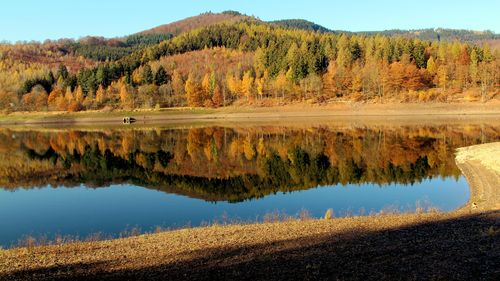 Herbst an der Innerstetalsperre - Wolfshagen<br>(Bild: Tourist-Information Wolfshagen im Harz)