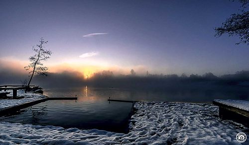 Romantisch - der Vienenburger See Anfang Februar.<br>(Bild: Werbeagentur Uwe Loof)