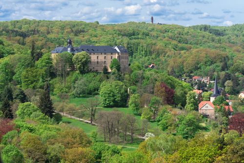 Ein Blick über Blankenburg (Harz) mit Großem Schloss<br>(Bild: Marko Sandro Schüren)